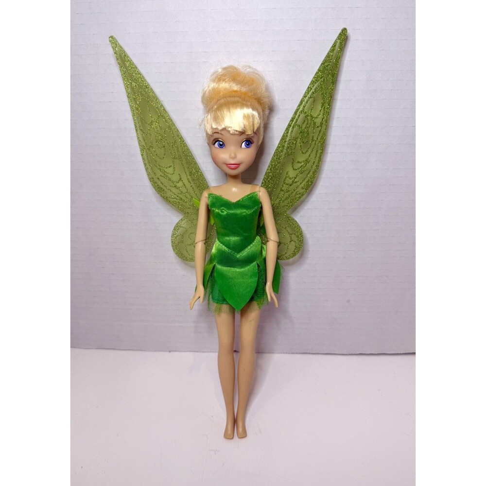 Disney Collection Tinker Bell Flutter Wings Doll 11” Working Disney Fairies